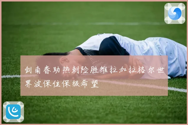 剑南春助热刺险胜维拉加拉格尔世界波保住保级希望